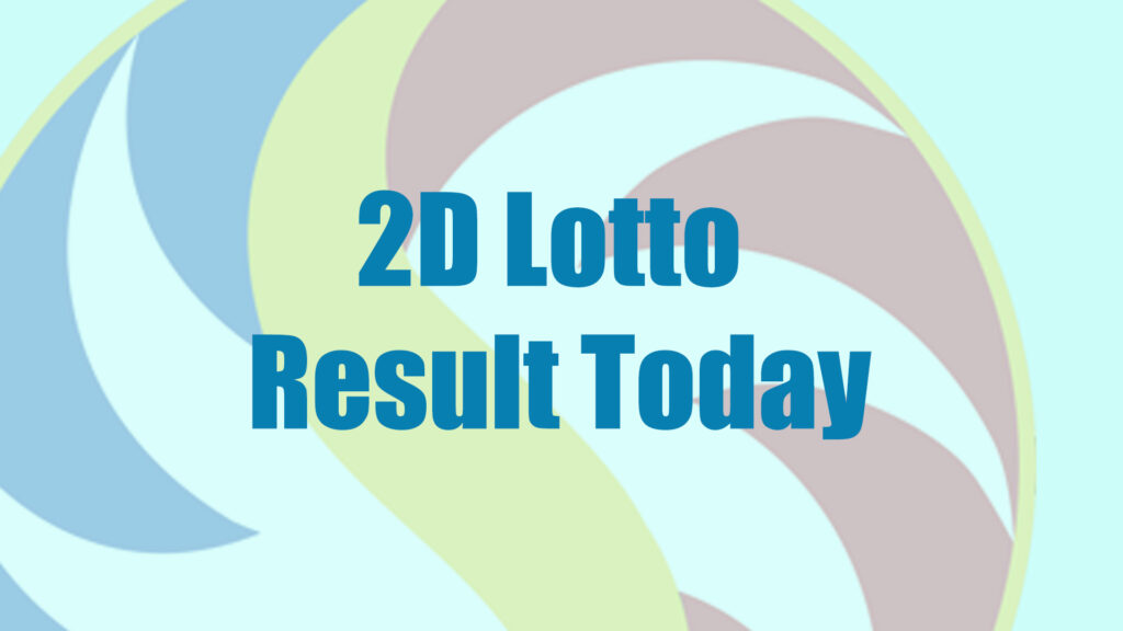 2D Lotto Result Today