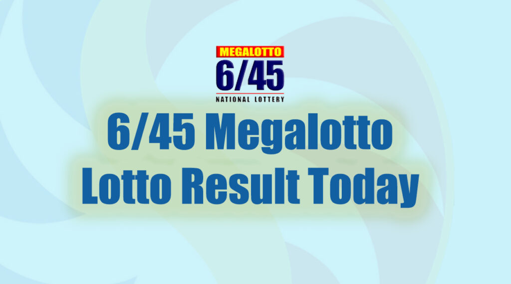 6/45 Megalotto Result