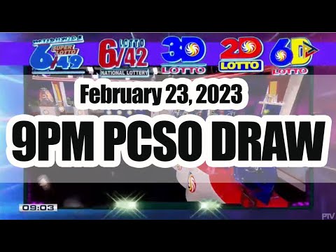 9PM PCSO Lotto Result Today, February 23, 2023