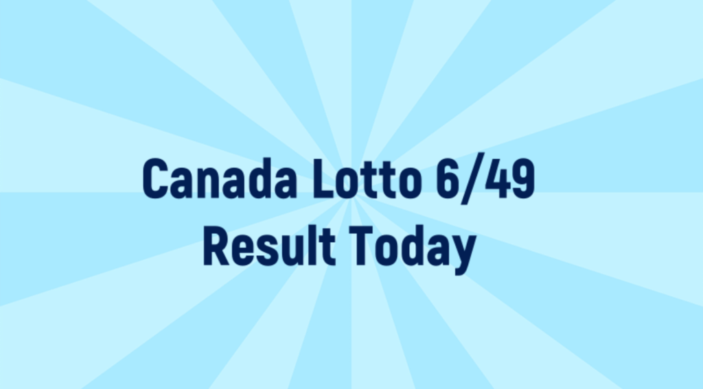 Canada Lotto 6/49 Result