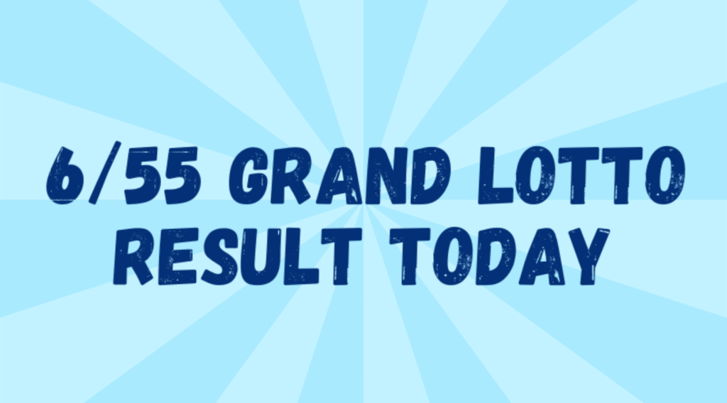 6/55 Grand Lotto Result